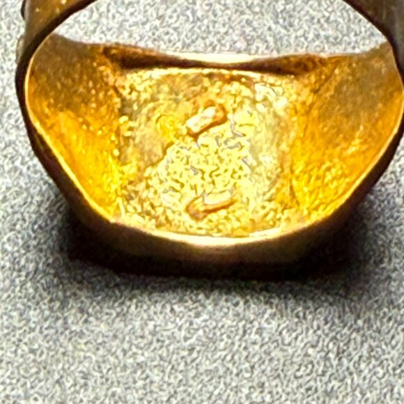 Dragon Emperor Ring 18K Yellow Gold 4.7g Size 7.5 - Picture 3 of 4